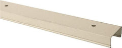 Wiremold - 1-1/2m Long x 1-29/32 Inch Wide, Steel Raceway - No Cover, 2 Channel, Ivory - USA Tool & Supply