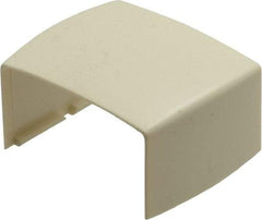 Wiremold - 1-1/8 Inch Long x 1 Inch Wide x 1/2 Inch High, Rectangular Raceway Clip - Ivory, For Use with ECLIPSE PN05 Series Raceways - USA Tool & Supply