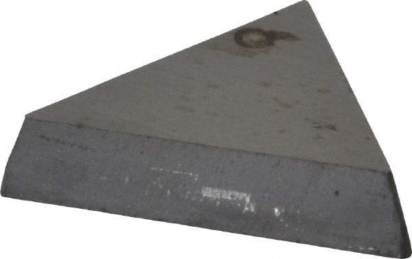 Interstate - TPU321 Grade I22 Carbide Turning Insert - 60° Triangle, 3/8" Inscr Circle, 1/8" Thick, 1/64" Corner Radius - USA Tool & Supply