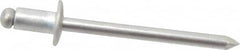 Marson - Button Head Aluminum Open End Blind Rivet - USA Tool & Supply