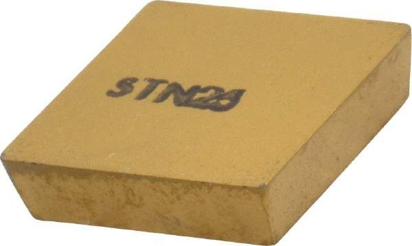 Interstate - SPG421 Grade TCN55 Carbide Turning Insert - TiC/TiN Finish, 90° Square, 1/2" Inscr Circle, 1/8" Thick, 1/64" Corner Radius - USA Tool & Supply