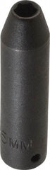 Proto - 1/4" Drive 5mm Deep Impact Socket - 6 Points, 2" OAL - USA Tool & Supply