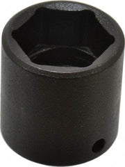 Proto - 1/4" Drive 5/8" Standard Impact Socket - 6 Points, 7/8" OAL - USA Tool & Supply