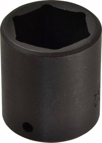 Proto - 1/2" Drive 33mm Standard Impact Socket - 6 Points, 2" OAL - USA Tool & Supply