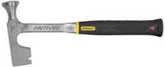 Stanley - 7/8 Lb Head Drywall Hammer - 13-1/2" OAL, Steel Handle - USA Tool & Supply