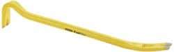 Stanley - 24" OAL Wrecking Bar - 1" Wide, Forged Steel - USA Tool & Supply