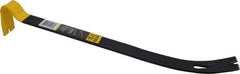 Stanley - 21" OAL Pry Bar - 1-3/4" Wide, Steel - USA Tool & Supply