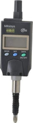 Mitutoyo - 0 to 12.7mm Range, 0.0005 & 0.000800" Graduation, Electronic Drop Indicator - Accurate to 0.0008", English & Metric System, LCD Display - USA Tool & Supply