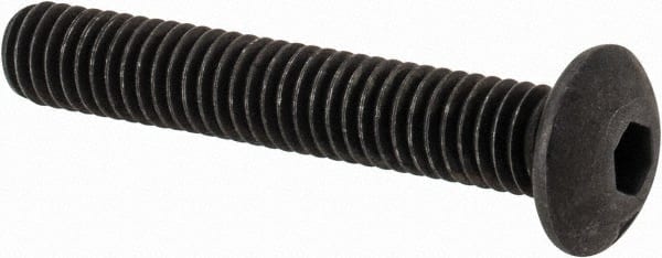 Value Collection - #8-36 UNF Hex Socket Button Cap Screw - USA Tool & Supply