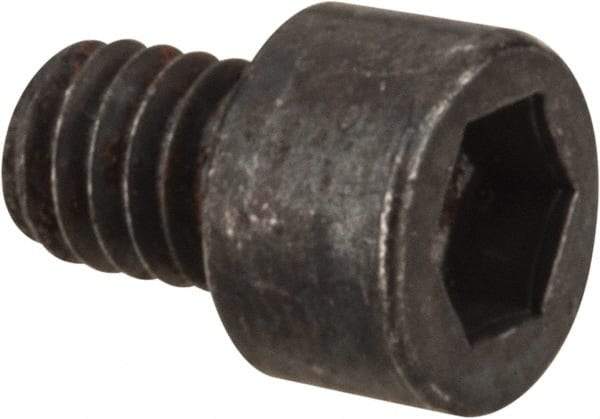 Value Collection - #2-64 UNF Hex Socket Drive, Socket Cap Screw - Alloy Steel, Black Oxide Finish, Fully Threaded, 1/8" Length Under Head - USA Tool & Supply