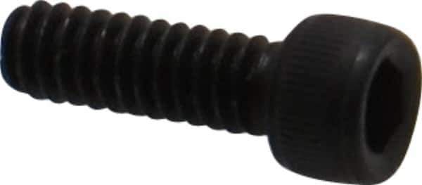Value Collection - #3-48 UNC Hex Socket Drive, Socket Cap Screw - Alloy Steel, Black Oxide Finish, Fully Threaded, 5/16" Length Under Head - USA Tool & Supply