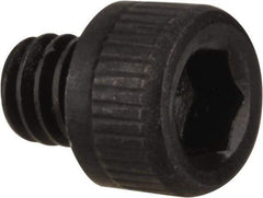 Value Collection - #4-48 UNF Hex Socket Drive, Socket Cap Screw - Alloy Steel, Black Oxide Finish, Fully Threaded, 1/8" Length Under Head - USA Tool & Supply