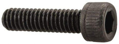 Value Collection - #4-48 UNF Hex Socket Drive, Socket Cap Screw - Alloy Steel, Black Oxide Finish, Fully Threaded, 7/16" Length Under Head - USA Tool & Supply