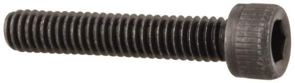Value Collection - #4-48 UNF Hex Socket Drive, Socket Cap Screw - Alloy Steel, Black Oxide Finish, Fully Threaded, 5/8" Length Under Head - USA Tool & Supply