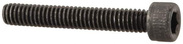 Value Collection - #4-48 UNF Hex Socket Drive, Socket Cap Screw - Alloy Steel, Black Oxide Finish, Fully Threaded, 3/4" Length Under Head - USA Tool & Supply