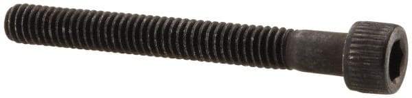 Value Collection - #4-48 UNF Hex Socket Drive, Socket Cap Screw - Alloy Steel, Black Oxide Finish, Partially Threaded, 1" Length Under Head - USA Tool & Supply