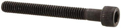 Value Collection - #4-48 UNF Hex Socket Drive, Socket Cap Screw - Alloy Steel, Black Oxide Finish, Partially Threaded, 1" Length Under Head - USA Tool & Supply