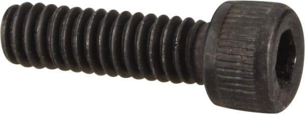 Value Collection - #5-40 UNC Hex Socket Drive, Socket Cap Screw - Alloy Steel, Black Oxide Finish, Fully Threaded, 7/16" Length Under Head - USA Tool & Supply