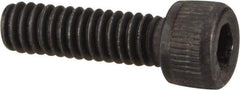 Value Collection - #5-40 UNC Hex Socket Drive, Socket Cap Screw - Alloy Steel, Black Oxide Finish, Fully Threaded, 7/16" Length Under Head - USA Tool & Supply