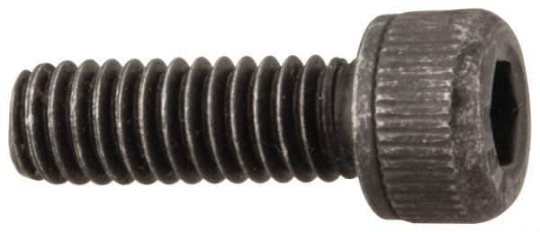 Value Collection - #5-44 UNF Hex Socket Drive, Socket Cap Screw - Alloy Steel, Black Oxide Finish, Fully Threaded, 3/8" Length Under Head - USA Tool & Supply
