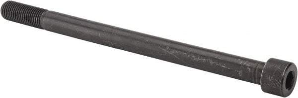 Value Collection - 1-1/4 - 7 UNC Hex Socket Drive, Socket Cap Screw - Alloy Steel, Black Oxide Finish, Partially Threaded, 18" Length Under Head - USA Tool & Supply