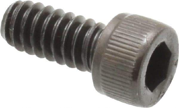 Value Collection - #10-24 UNC Hex Socket Drive, Socket Cap Screw - Alloy Steel, Black Oxide Finish, Fully Threaded, 7/16" Length Under Head - USA Tool & Supply