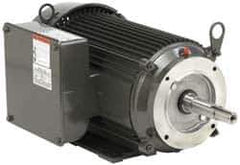 US Motors - 5 hp, TEFC Enclosure, 3,505 RPM, 230 Volt, 60 Hz, Industrial Electric AC/DC Motor - Size 184 Frame, Horizontal-Footed Mount, 1 Speed, Ball Bearings, 19.6 Full Load Amps, F Class Insulation - USA Tool & Supply