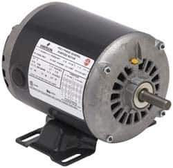 US Motors - 1/3 hp, ODP Enclosure, Auto Thermal Protection, 1,725 RPM, 115 Volt, 60 Hz, Single Phase Split Phase Motor - Size 48Z Frame, Rigid Mount, 1 Speed, Ball Bearings, 5.9 Full Load Amps, B Class Insulation, Reversible - USA Tool & Supply