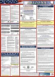 NMC - 24" Wide x 40" High Laminated Paper Labor Law Information Poster - Arizona Jurisdiction, 0.03" Thick, Spanish - USA Tool & Supply