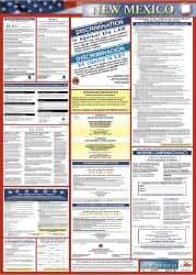 NMC - 24" Wide x 40" High Laminated Paper Labor Law Information Poster - New Mexico Jurisdiction, 0.03" Thick, Spanish - USA Tool & Supply