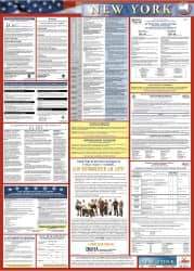 NMC - 24" Wide x 40" High Laminated Paper Labor Law Information Poster - New York Jurisdiction, 0.03" Thick, Spanish - USA Tool & Supply