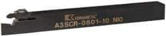 Kennametal - A3SC, Right Hand Cut, 0.79" Max Workpc Diam, A2016... Insert, Indexable Cutoff Toolholder - 10mm Max Depth of Cut, 1/2" Shank Width, 1/2" Shank Height, 127mm OAL - USA Tool & Supply