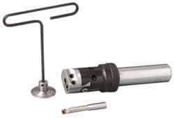 Everede Tool - 1/4" Shank Diam, Indexable Boring Bar - 3" Max Bore Depth, WCGT0 Insert - USA Tool & Supply