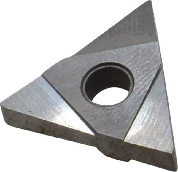 Interstate - 43TNMA Grade I22, 5/32" Cutting Width Carbide Grooving Insert - 0.21" Max Depth of Cut, Right Hand, Uncoated - USA Tool & Supply