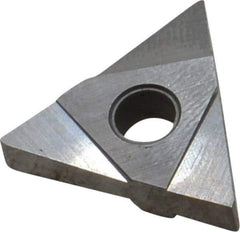 Interstate - 43TNMA Grade I22, 5/32" Cutting Width Carbide Grooving Insert - 0.21" Max Depth of Cut, Right Hand, Uncoated - USA Tool & Supply
