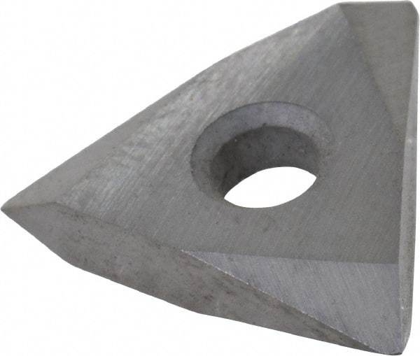 Interstate - TNMA32 60° V Grade C520 Internal/External On Edge Threading Insert - Uncoated, 8-36" External TPI, 8-20" Internal TPI, 3/8" Inscribed Circle, Neutral Cut - USA Tool & Supply