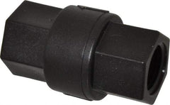 Specialty Mfr - 1/2" Polypropylene Check Valve - Inline, FNPT x FNPT, 125 WOG - USA Tool & Supply
