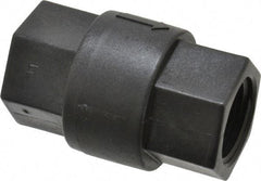 Specialty Mfr - 3/4" Polypropylene Check Valve - Inline, FNPT x FNPT, 125 WOG - USA Tool & Supply