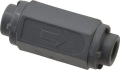 Specialty Mfr - 1/8" PVC Check Valve - Inline, FNPT x FNPT, 125 WOG - USA Tool & Supply