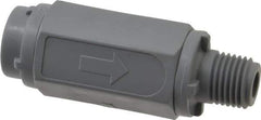 Specialty Mfr - 1/4" PVC Check Valve - Inline, MNPT x FNPT, 125 WOG - USA Tool & Supply