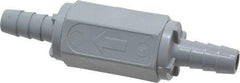 Specialty Mfr - 3/8" PVC Check Valve - Inline, Barb x Barb, 125 WOG - USA Tool & Supply