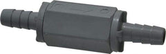 Specialty Mfr - 3/8" PVC Check Valve - Inline, Barb x Barb, 125 WOG - USA Tool & Supply