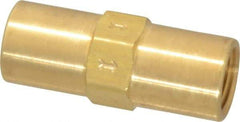 Specialty Mfr - 1/4" Brass Check Valve - Inline, FNPT x FNPT, 500 WOG - USA Tool & Supply