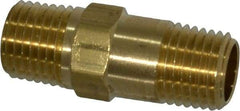 Specialty Mfr - 1/4" Brass Check Valve - Inline, MNPT x MNPT, 500 WOG - USA Tool & Supply