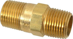 Specialty Mfr - 1/2" Brass Check Valve - Inline, MNPT x MNPT, 500 WOG - USA Tool & Supply