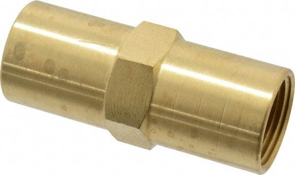 Specialty Mfr - 3/4" Brass Check Valve - Inline, FNPT x FNPT, 500 WOG - USA Tool & Supply