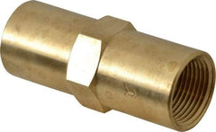 Specialty Mfr - 3/4" Brass Check Valve - Inline, FNPT x FNPT, 500 WOG - USA Tool & Supply