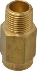 Specialty Mfr - 1/2" Brass Check Valve - Inline, FNPT x MNPT, 500 WOG - USA Tool & Supply