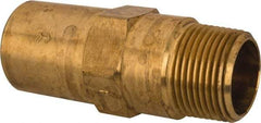 Specialty Mfr - 3/4" Brass Check Valve - Inline, FNPT x MNPT, 500 WOG - USA Tool & Supply
