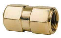 Specialty Mfr - 3/8" Brass Check Valve - Inline, FNPT x FNPT, 1,200 WOG - USA Tool & Supply